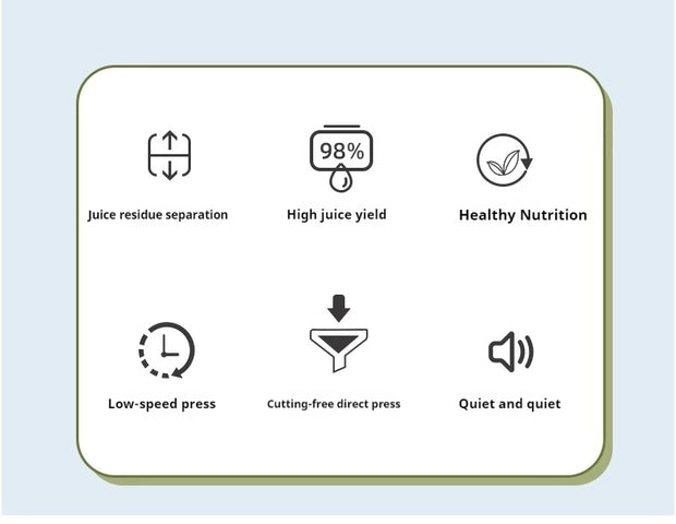 Electric Juicer Machine 4 color variations