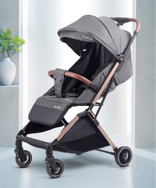 Grey Baby Stroller – Reversible Handle