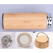 Wooden Water Bottle with Built-in Filter Cup – Eco-Friendly & Stylish