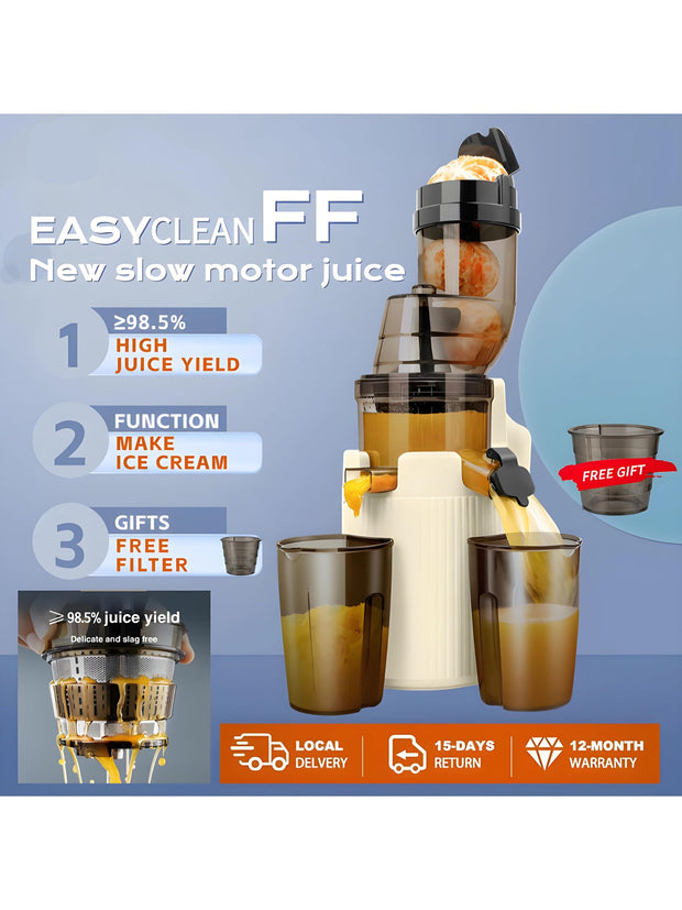 Electric Juicer Machine 4 color variations