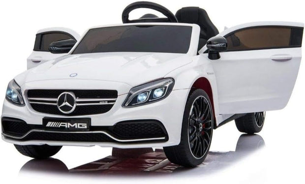 12V Battery Kids Ride-On Electric Car, Mercedes Benz Power Wheel Toy for Ages 1-6 - Boys & Girls