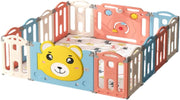 16+2 Foldable Bear Playpen (Without Basketball Stand)