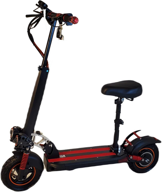 E10 Pro 2024 Electric Scooter, 48V 2A 3000W, Easy Foldable Off-Road, 10-Inch Tires