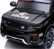 Electric Police 911 Ride-on Car For Kids - Remote Control, LED Lights