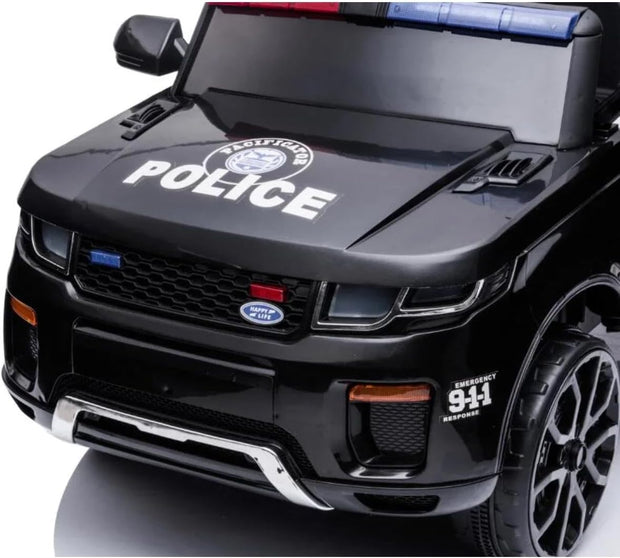 Electric Police 911 Ride-on Car For Kids - Remote Control, LED Lights