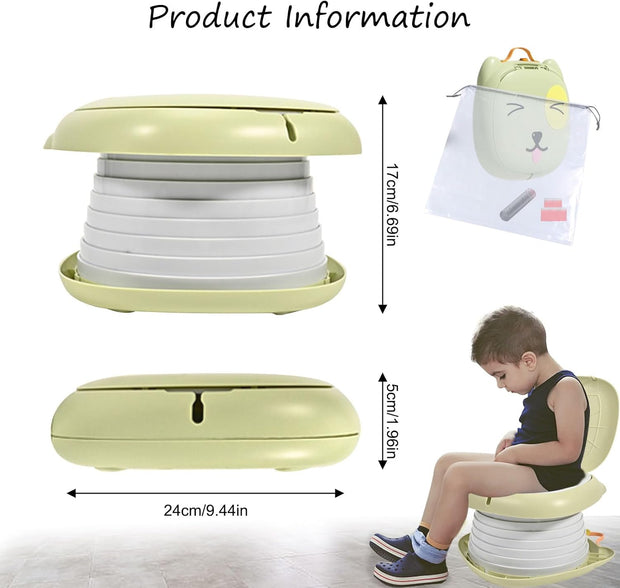 Foldable Baby Toilet – Compact & Durable ABS+PP Design for Easy Potty Training