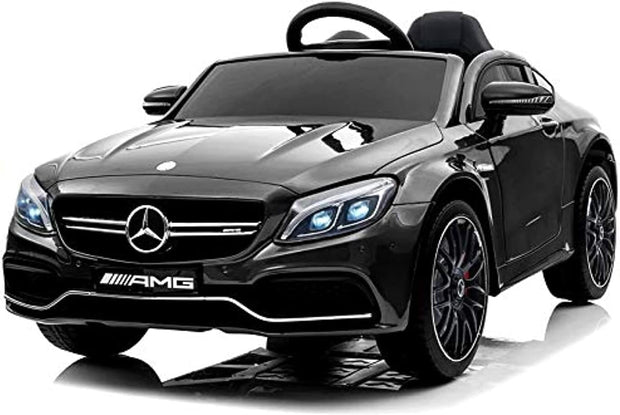 12V Battery Kids Ride-On Electric Car, Mercedes Benz Power Wheel Toy for Ages 1-6 - Boys & Girls