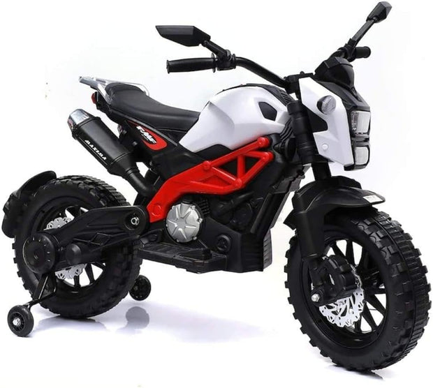 Adventure Battery Operated Kids Bike - Ride-On Toy with LED Lights, Music & USB