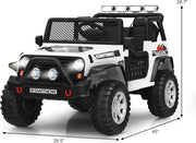 2-Seater Ride-On Truck – 12V Off-Road Electric Vehicle with Remote Control & 3 Speeds