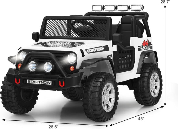 2-Seater Ride-On Truck – 12V Off-Road Electric Vehicle with Remote Control & 3 Speeds