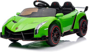 12V Licensed Lamborghini Veneno Ride-On Car for Kids – Electric Sports Car with Remote Control, 3 Speeds, Hydraulic Doors, LED Headlights, Rocking Function, and Music | Battery-Powered Vehicle for kids