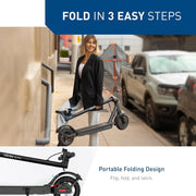 Electric Scooter for Adults 360W – Foldable Commuting Scooter with Double Braking