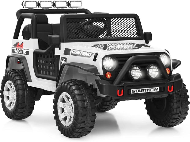 2-Seater Ride-On Truck – 12V Off-Road Electric Vehicle with Remote Control & 3 Speeds