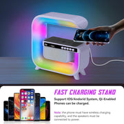 G3 Music Speaker with LED Light & Wireless Charger – All-in-One Gadget