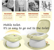 Foldable Baby Toilet – Compact & Durable ABS+PP Design for Easy Potty Training