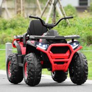 2-Seater 12V Kids ATV - Electric 4 Wheeler with 10AH Battery, Bluetooth, LED Headlights, Music, Radio, 4mph Ride-On Car for Ages 3-8