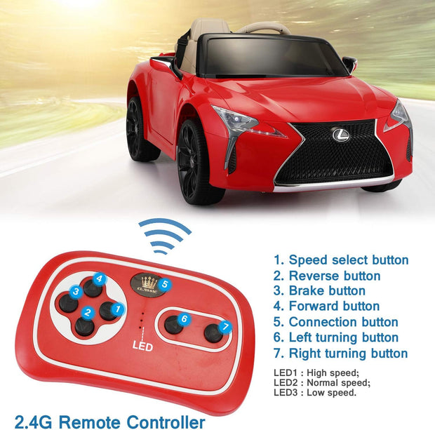 Lexus LC500 Electric Passenger Car with Electric RC Car Electric Passenger