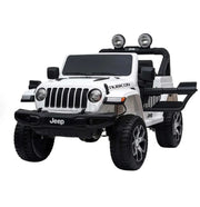 Rechargeable Battery-Powered Ride-On Jeep for Kids with Music