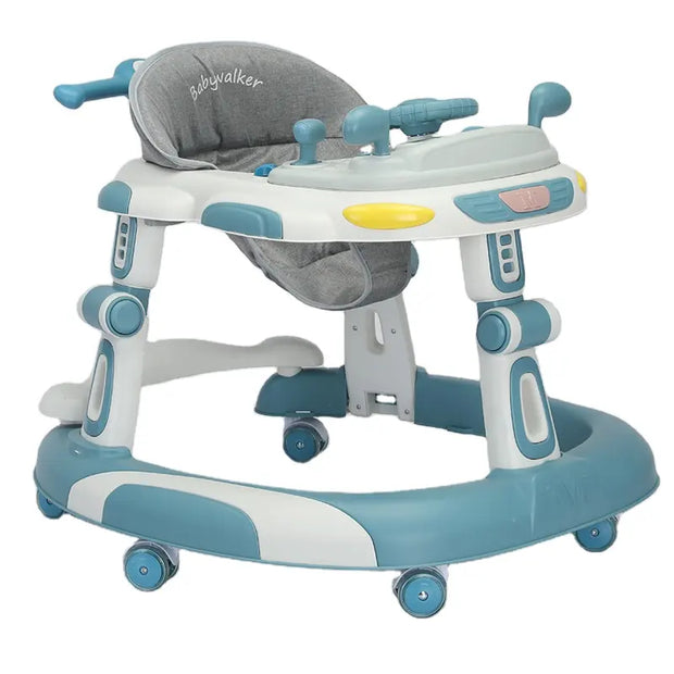 Foldable Baby Walker with Music – 3-Position Height Adjustable