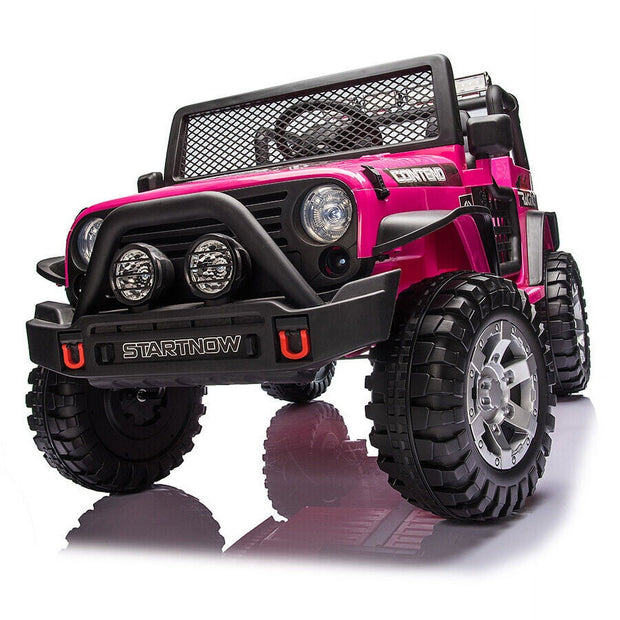 2-Seater Ride-On Truck – 12V Off-Road Electric Vehicle with Remote Control & 3 Speeds