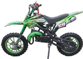 49cc 2-Stroke Mini Dirt Bike with Electric Start – Disc Brakes, Alloy Suspension, Max Speed 40 km/h