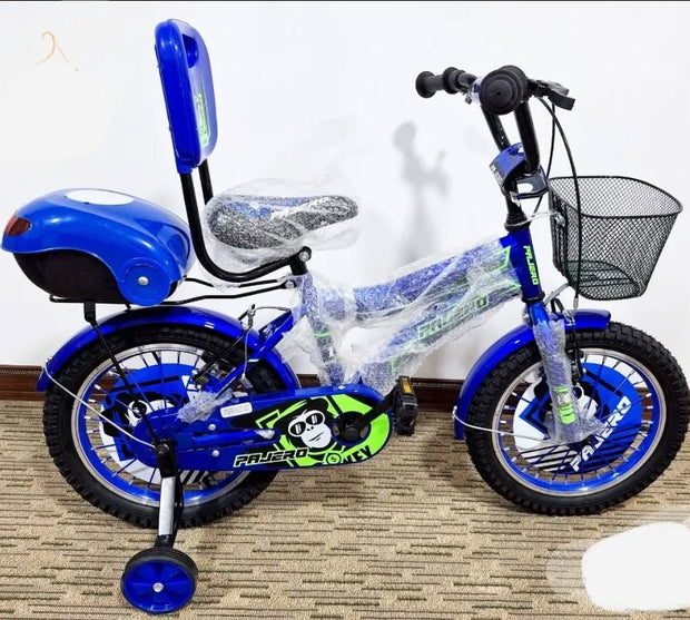 12-Inch Kids Bike with High Carbon Steel Frame & Clip Brakes