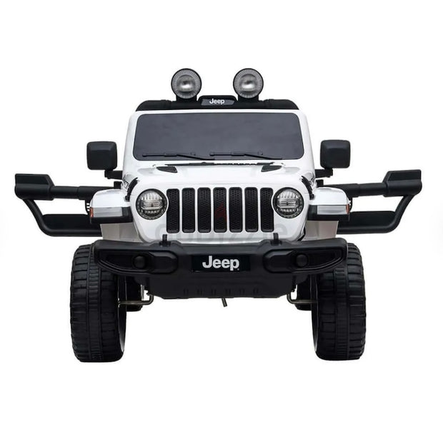 Rechargeable Battery-Powered Ride-On Jeep for Kids with Music