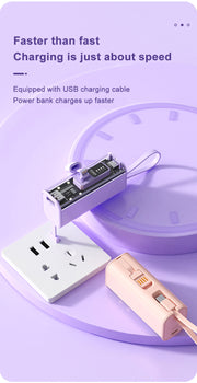 Mini High-Capacity Power Bank with High-Density Cell – Compact & Powerful