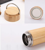 Wooden Water Bottle with Built-in Filter Cup – Eco-Friendly & Stylish