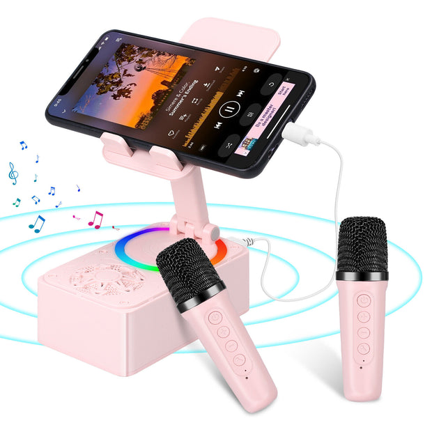 Multifunctional Phone Stand with Rechargeable Power Bank & Audio Speaker