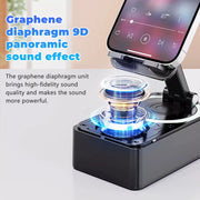 Multifunctional Phone Stand with Rechargeable Power Bank & Audio Speaker